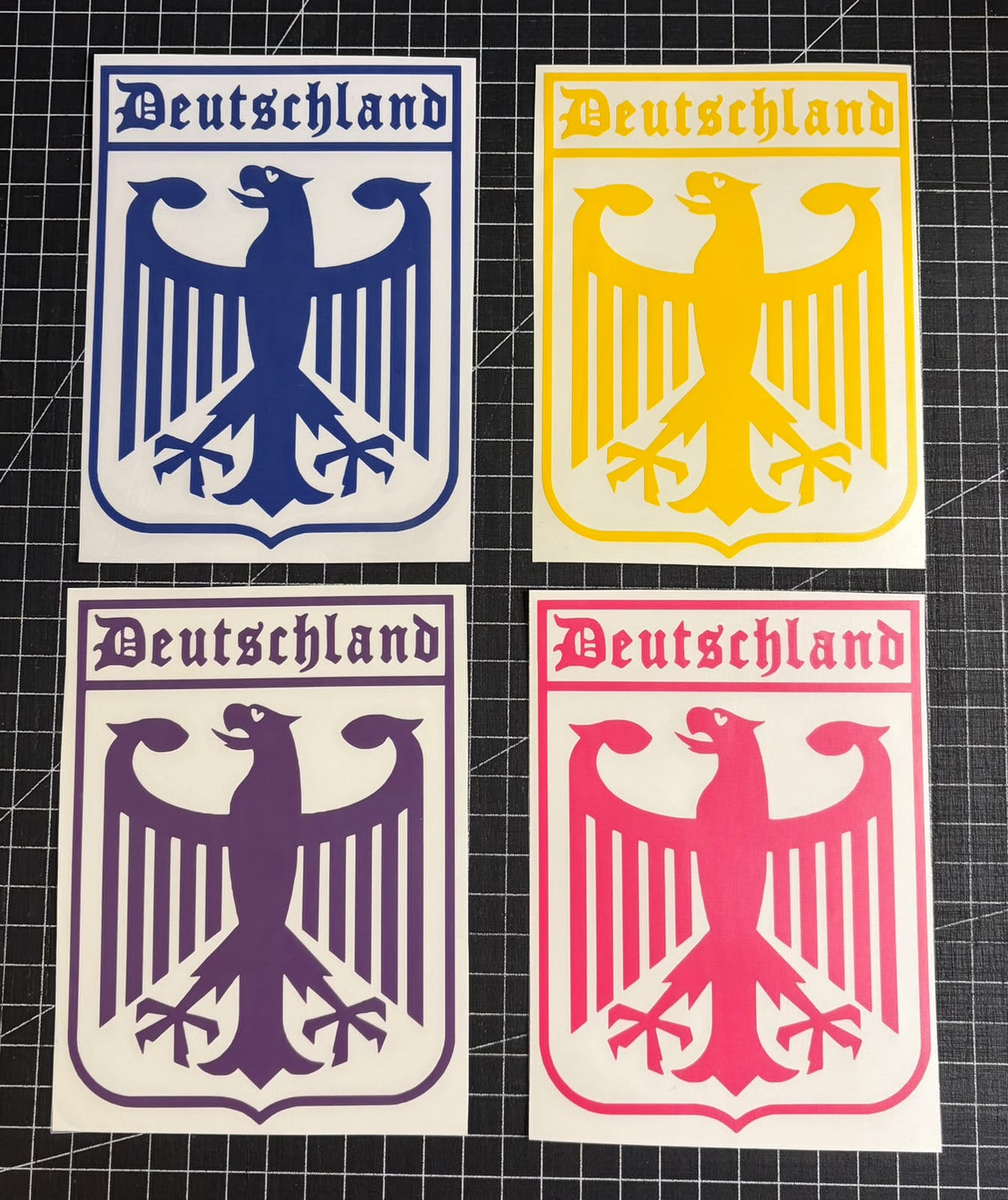 Aufkleber / Sticker | Deutschland - GERMANY | 10 x 13 cm