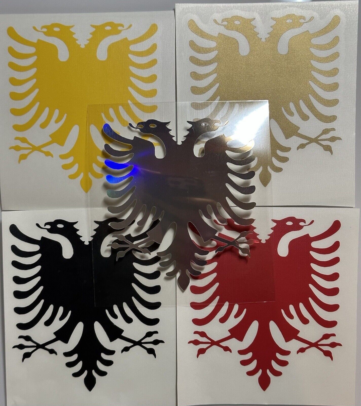 Aufkleber / Sticker - Albanien Adler Flagge