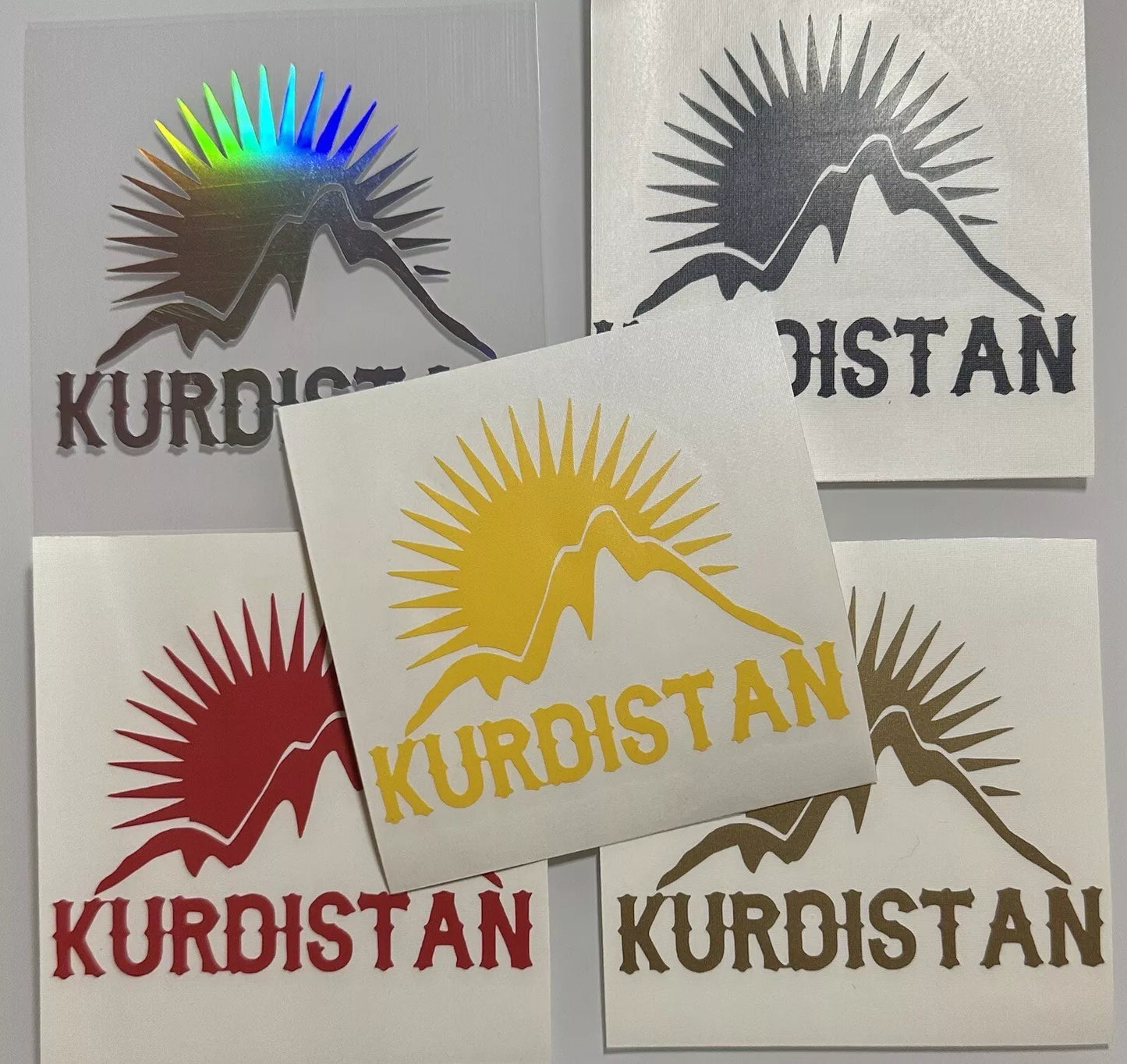 Aufkleber / Sticker - Kurdistan - Grösse S