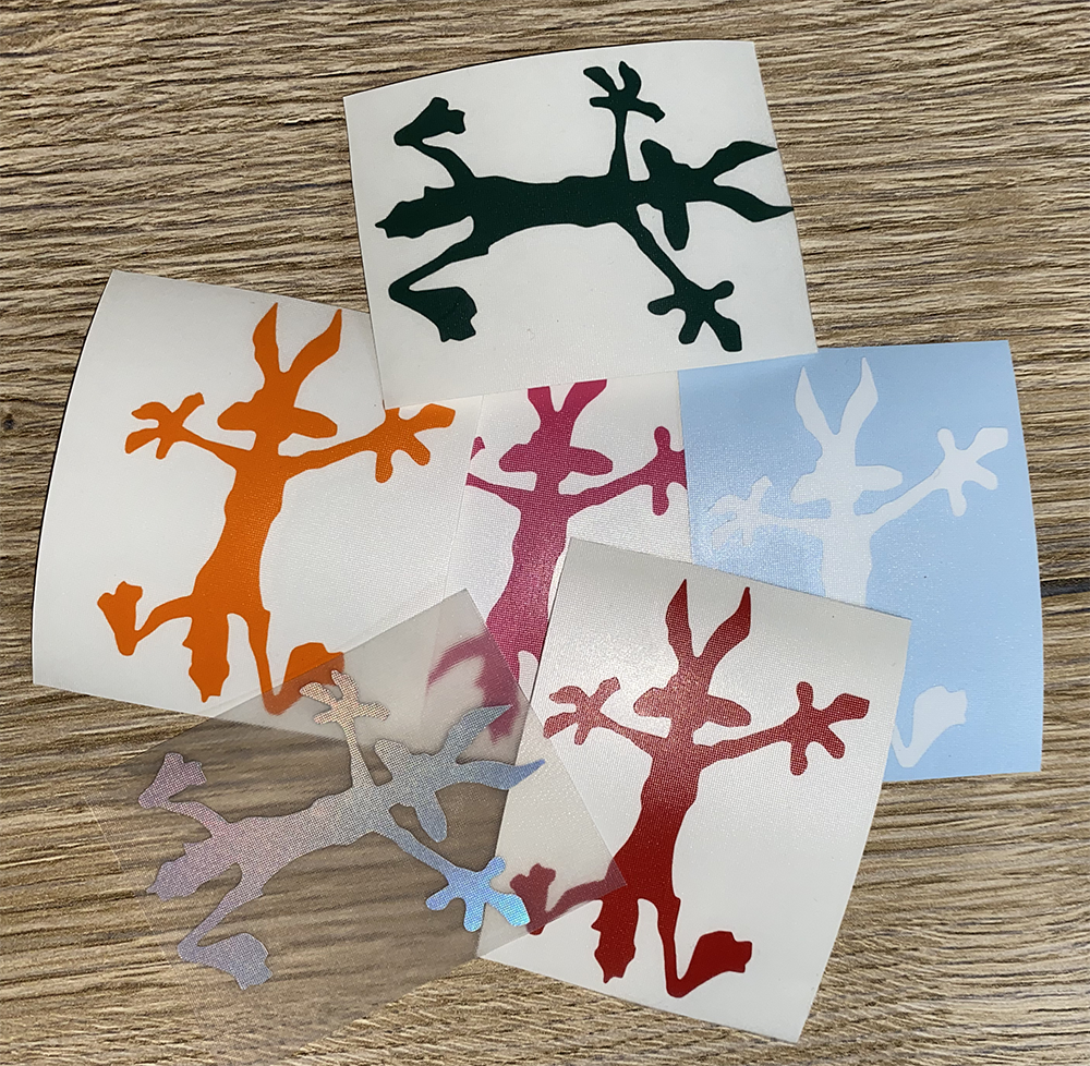 Aufkleber / Sticker - Coyote Crash - Grösse L