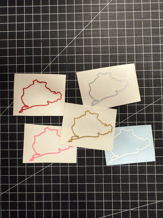 Aufkleber / Sticker - Nürburgring - Grösse S