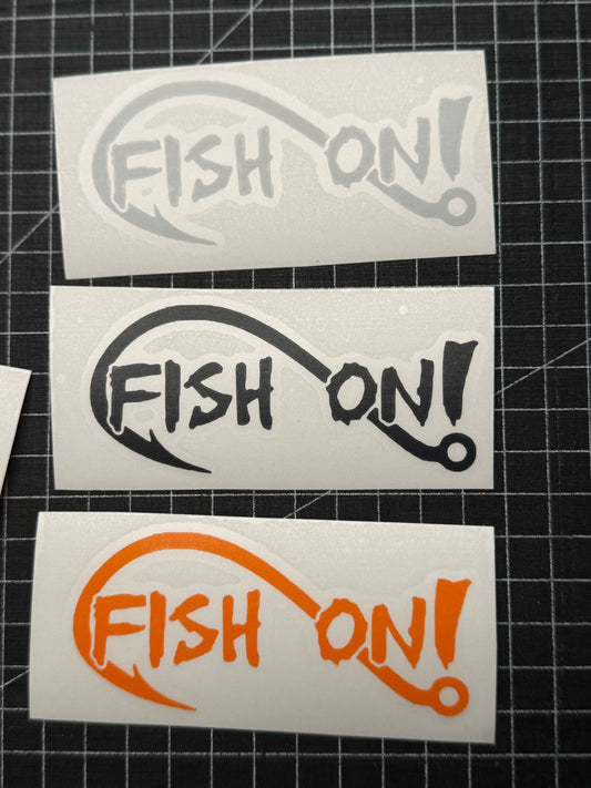 Aufkleber / Sticker - Fish on ! #1 - Gr. M