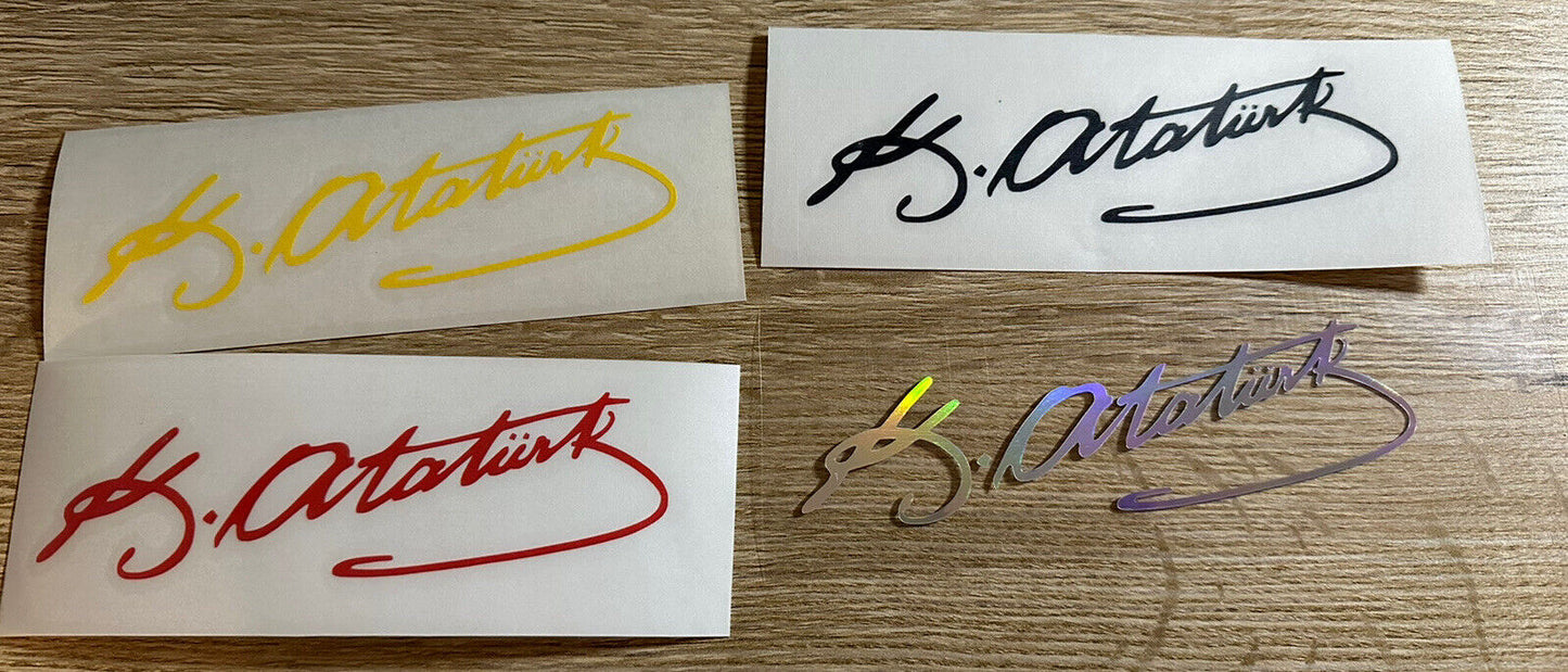 Aufkleber / Sticker - Atatürk Ataturk Kemal Mustafa